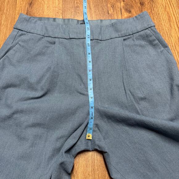 Express Womens Stylist Ankle Super High Rise Light Blue Trouser Pants Size 12L - Picture 12 of 13